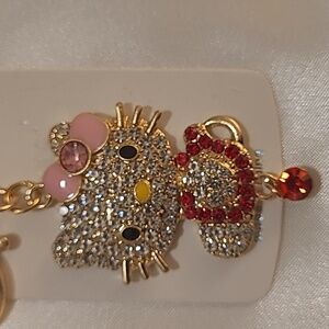 Hello Kitty Rhinestone Keychain